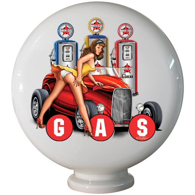Ameri Gas Gas Pump Globe