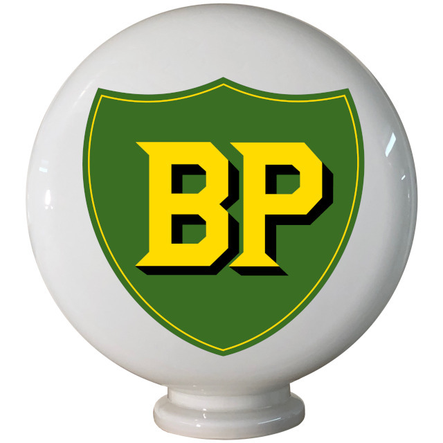 BP Shield 1947 Gas Pump Globe