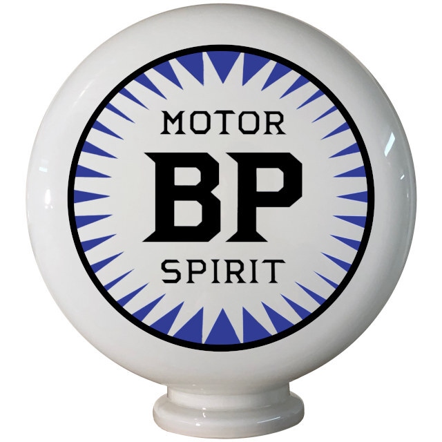 BP Motor Spirit Irish Gas Pump Globe