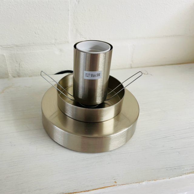 Brushed Chrome Cup Base for Mini & Large