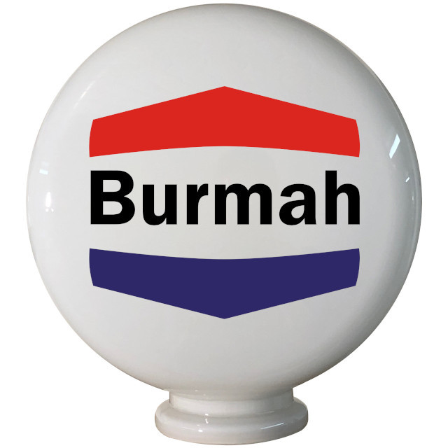 Burmah Gas Pump Globe