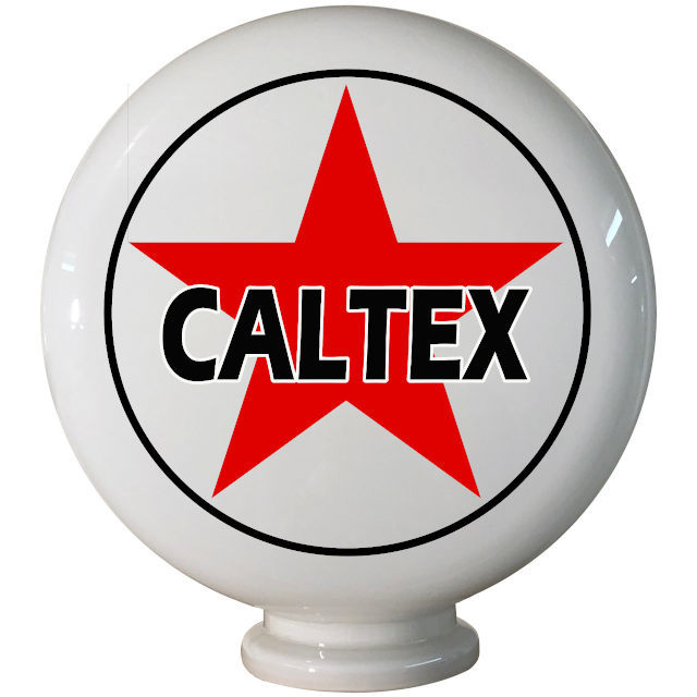 Caltex Gas Pump Globe