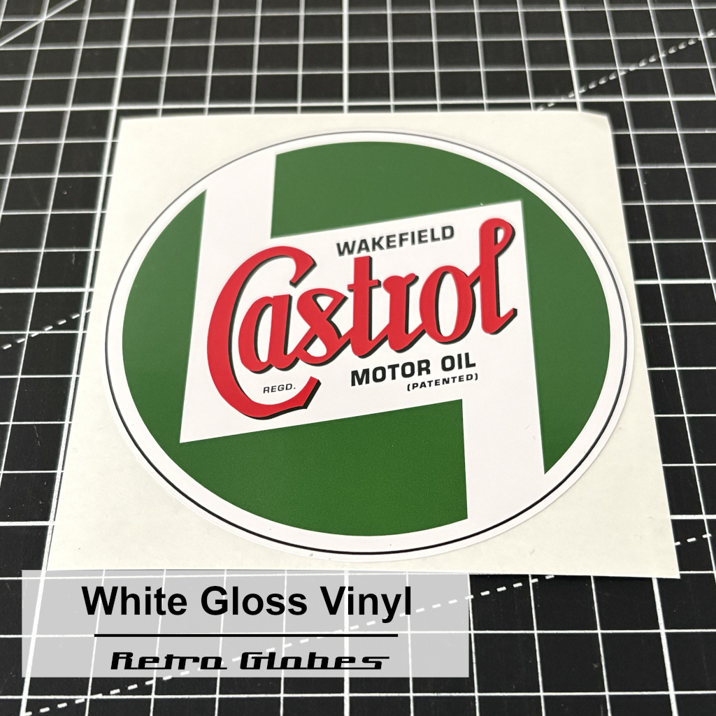 Castrol Wakefield Printed Vinyl Sticker