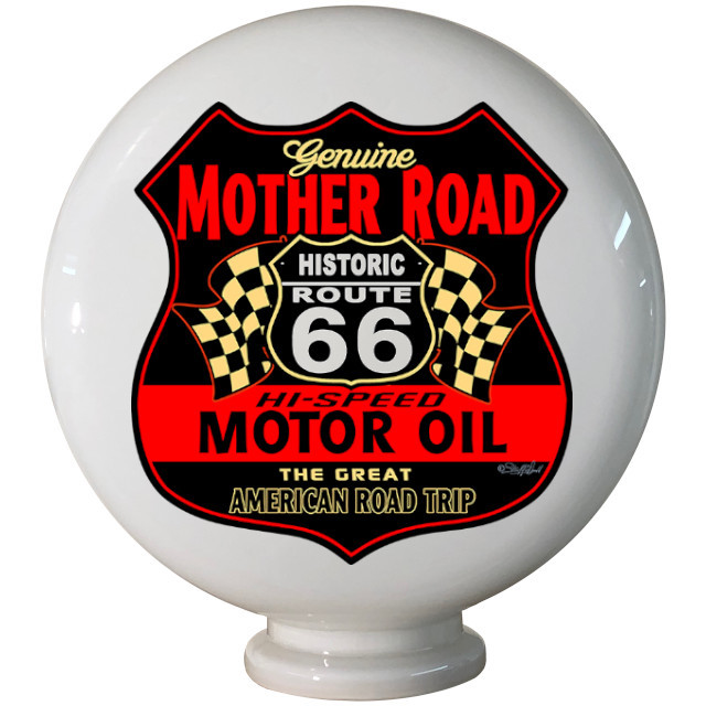 Historic Route 66 Gas Pump Globe