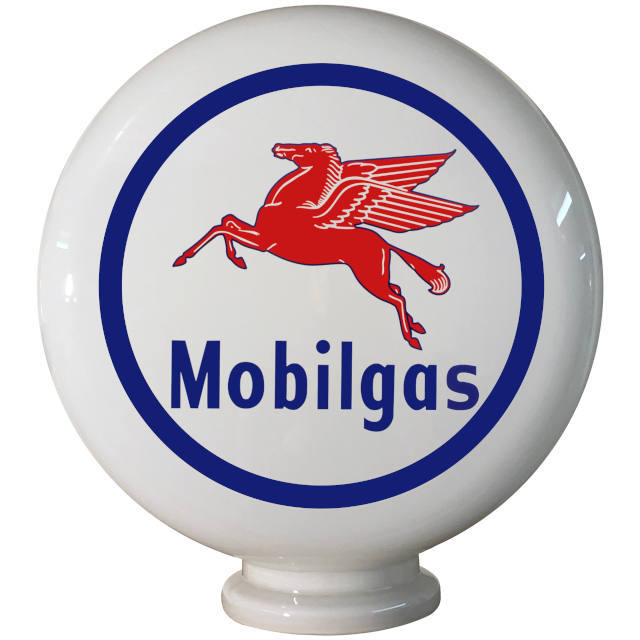 Mobilgas Gas Pump Globe