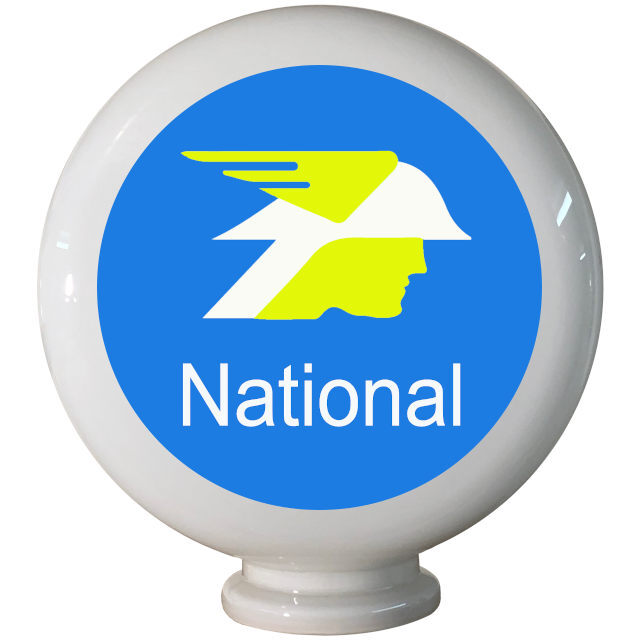 National Gas Pump Globe