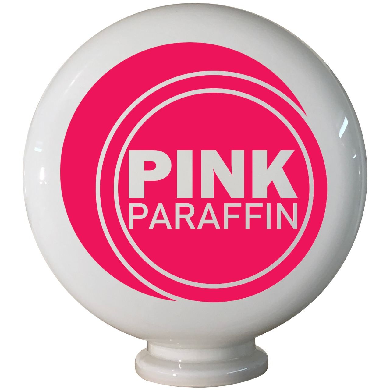 Pink Paraffin Pump Globe