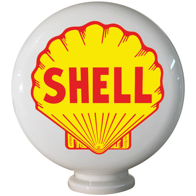 Shell Gas Pump Globe