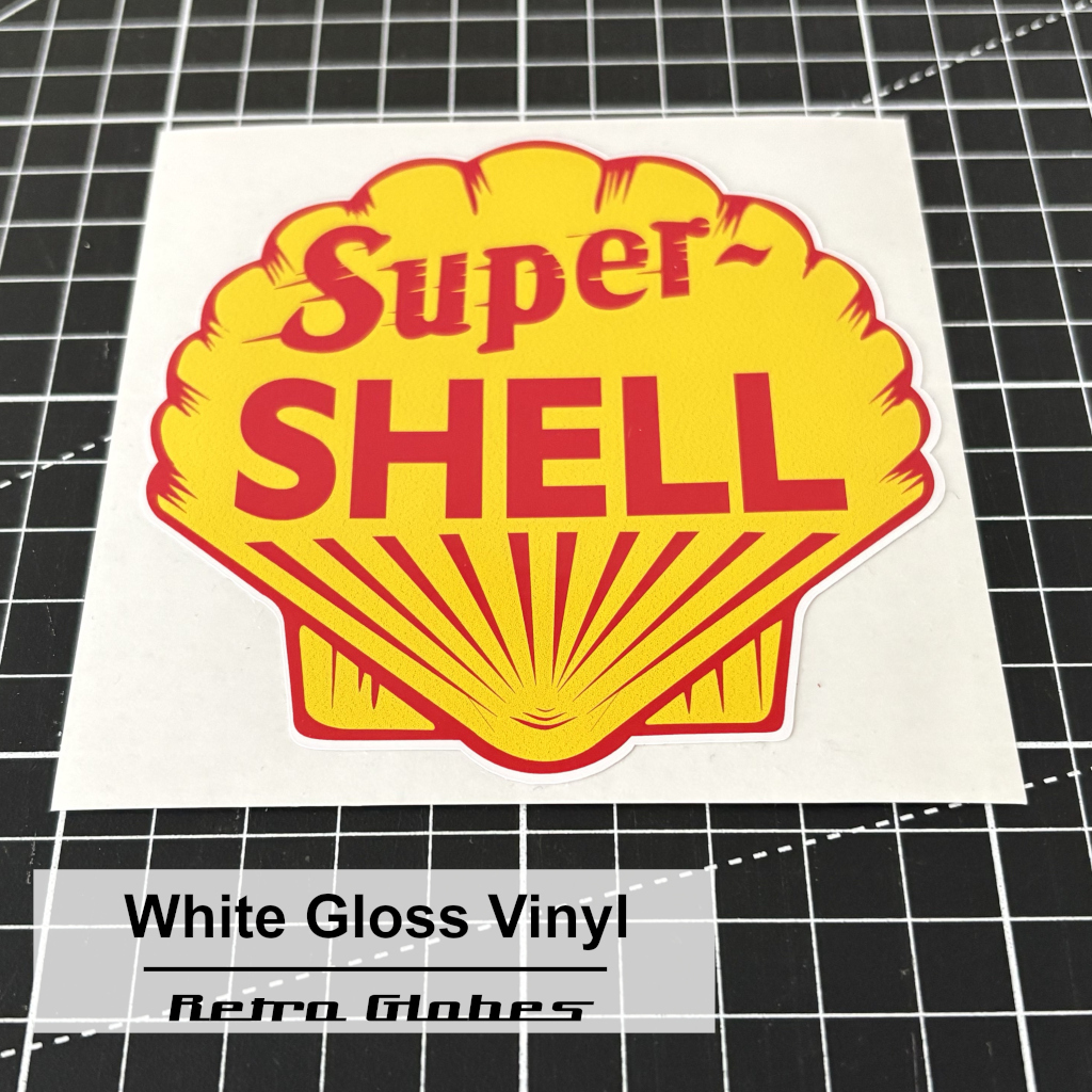 Shell Super Printed Vinyl Sticker