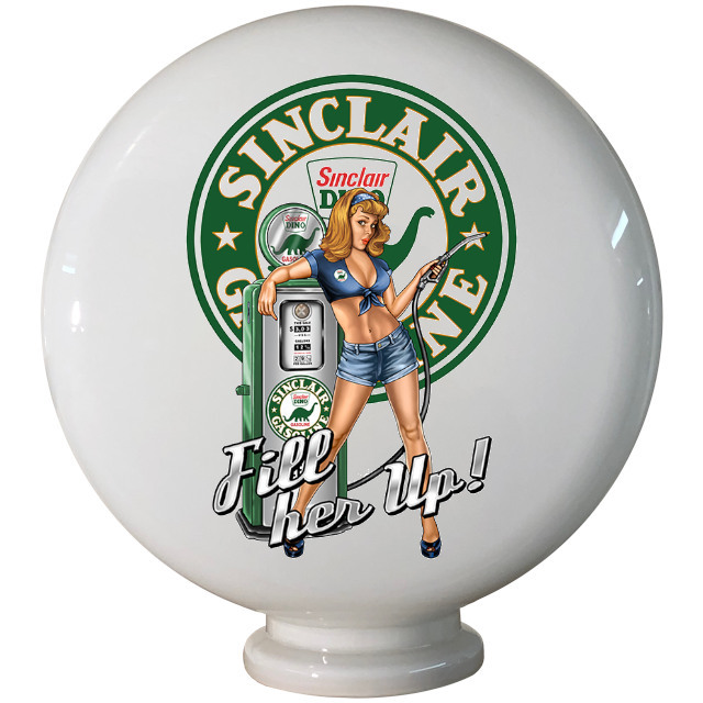 Sinclair Fill Her Up Gas Pump Globe