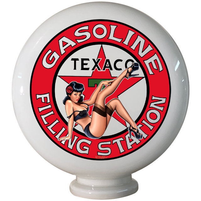 Texaco Filling Station Girl