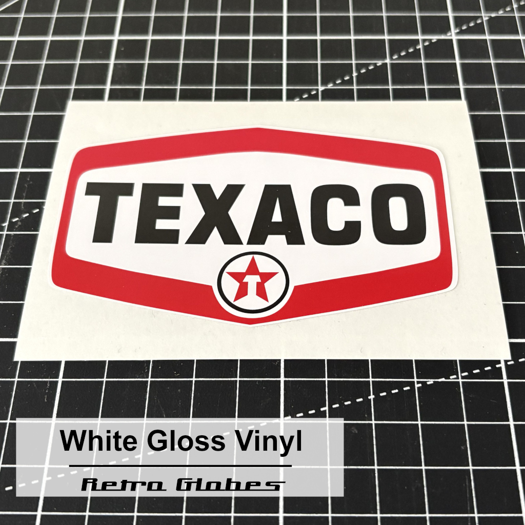 Texaco Printed Vinyl Sticker Texaco Printed Vinyl Sticker