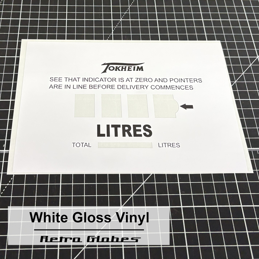 Tokheim 93XA Fascia Litres